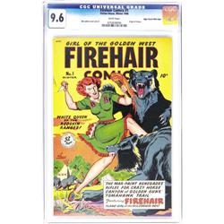 Firehair Comics #1 Mile High pedigree (Fiction House, 1