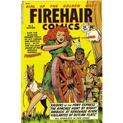 Firehair Comics #2 Mile High pedigree (Fiction House, 1
