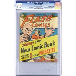 Flash Comics Wheaties Promo #nn - Davis Crippen CGC 7.0