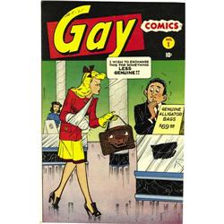 Gay Comics #1 Mile High pedigree (Timely, 1944) Conditi