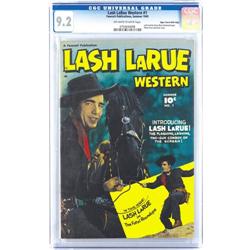 Lash LaRue Western #1 Mile High pedigree (Fawcett, 1949