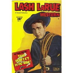Lash LaRue Western #2 Mile High pedigree (Fawcett, 1949