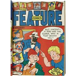 Feature Funnies/Feature Comics Bound Volumes Group