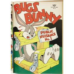 Four Color #25-36 File Copies Bound Volume (Dell, 1943)