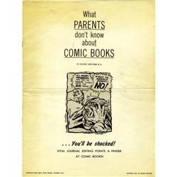 What Parents Don't Know About Comic Books (Fredric Wert