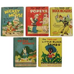 Midget Pop-Up Books Group (Blue Ribbon, 1934) Condition