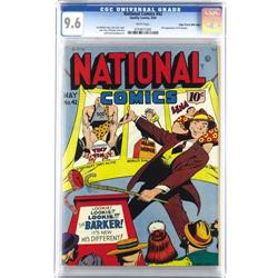 National Comics #42 Mile High pedigree (Quality, 1944)