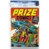 Image 1 : Prize Comics #1 Mile High pedigree (1940) CGC VG+ 4.5
