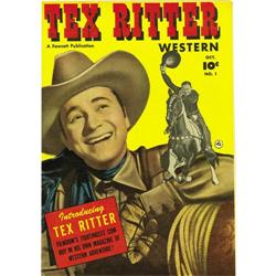 Tex Ritter Western #1 Mile High pedigree (Fawcett, 1950