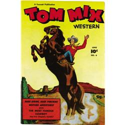 Tom Mix Western #6 Mile High pedigree (Fawcett, 1948) C