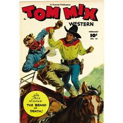 Tom Mix Western #14 Mile High pedigree (Fawcett, 1949)