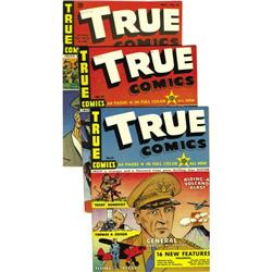 True Comics #11-12 and #14-19 Group Mile High copies