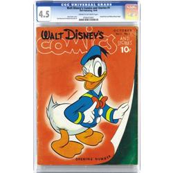 Walt Disney's Comics and Stories #1 CGC VG+ 4.5