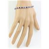 Image 4 : 10.67 CTW Sapphire 14K White Gold Diamond Bracelet