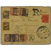 Image 1 : CHINA Registered combination cover to R