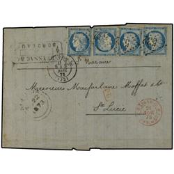 FRANCE Cover from Bordeaux to St. Lucia