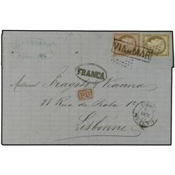 FRANCE Cover from BORDEAUX to LISBON ca