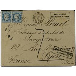 FRENCH COLONIES Cover from SAIGON to LY