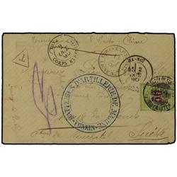 FRENCH COLONIES Military franchise cove