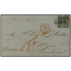 BRITISH COLONIES Large part entire lett