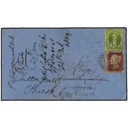 BRITISH COLONIES Cover to York/UK frank