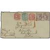 Image 1 : BRITISH COLONIES Cover to INDIA, franke