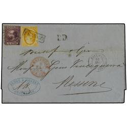 HOLLAND Mixed Issue franking cover from
