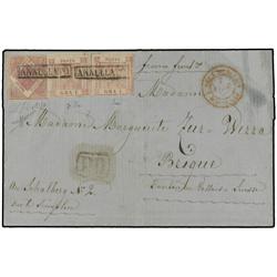 NAPLES Cover from Naples to Briga/Switz