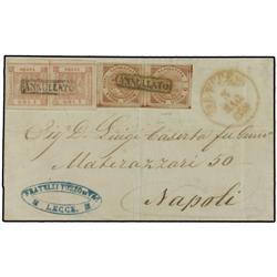 NAPLES Cover from Lecce to Naples beari