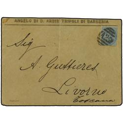 ITALIAN COLONIES Cover with business ad