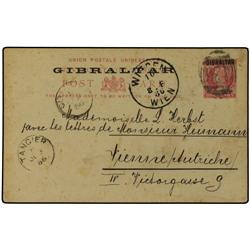 MOROCCO ´Gibraltar´ surcharged on St. V