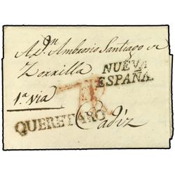 MEXICO QUERETARO a CADIZ (España). Marc