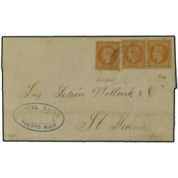 PUERTO RICO Cover at double rate of 1 f