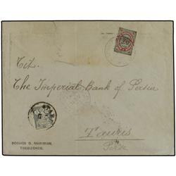 RUSSIA Cover to PERSIA, franked with 10