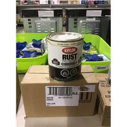 Case of Krylon Rust Protector Ivory Gloss Enamel (2 x 946mL)