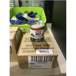 Case of Krylon Rust Protector Gloss Classic RedEnamel (4 x 236mL)