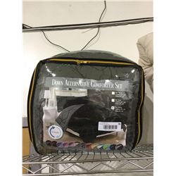 Reversible Down Alternative King Size Comforter Set