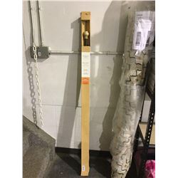 The Farmhouse Collection Hardcrafted Wood Drapery Rod (84" - 144")