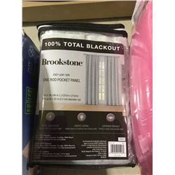 Brookstone Total Blackout One Rod Pocket Panel (50" x 84")