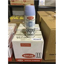 Case of Krylon Chalky Finish Morning Sky Aerosol Spray (6 x 340g)