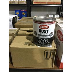 Case of Krylon Rust Protector Gloss Cherry RedEnamel (2 x 946mL)