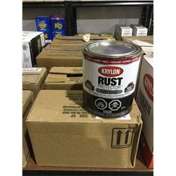 Case of Krylon Rust Protector Gloss Cherry Red Enamel (2 x 946mL)