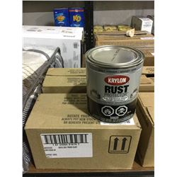 Case of Krylon Rust Protector Gray Primer (2 x 946mL)