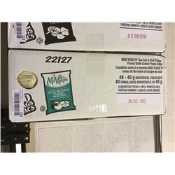 Case of Miss Vickie's Sea Salt and Vinegar Chips (40 x 40g)