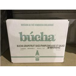Case of Bucha Grapefruit Kombucha Tea (12 x 473mL)