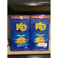 Kraft Dinner Original (12 x 225g) Lot of 2