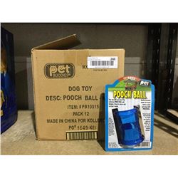 Case of 12 Pet Buddies Mini Pooch Ball Dog Toys