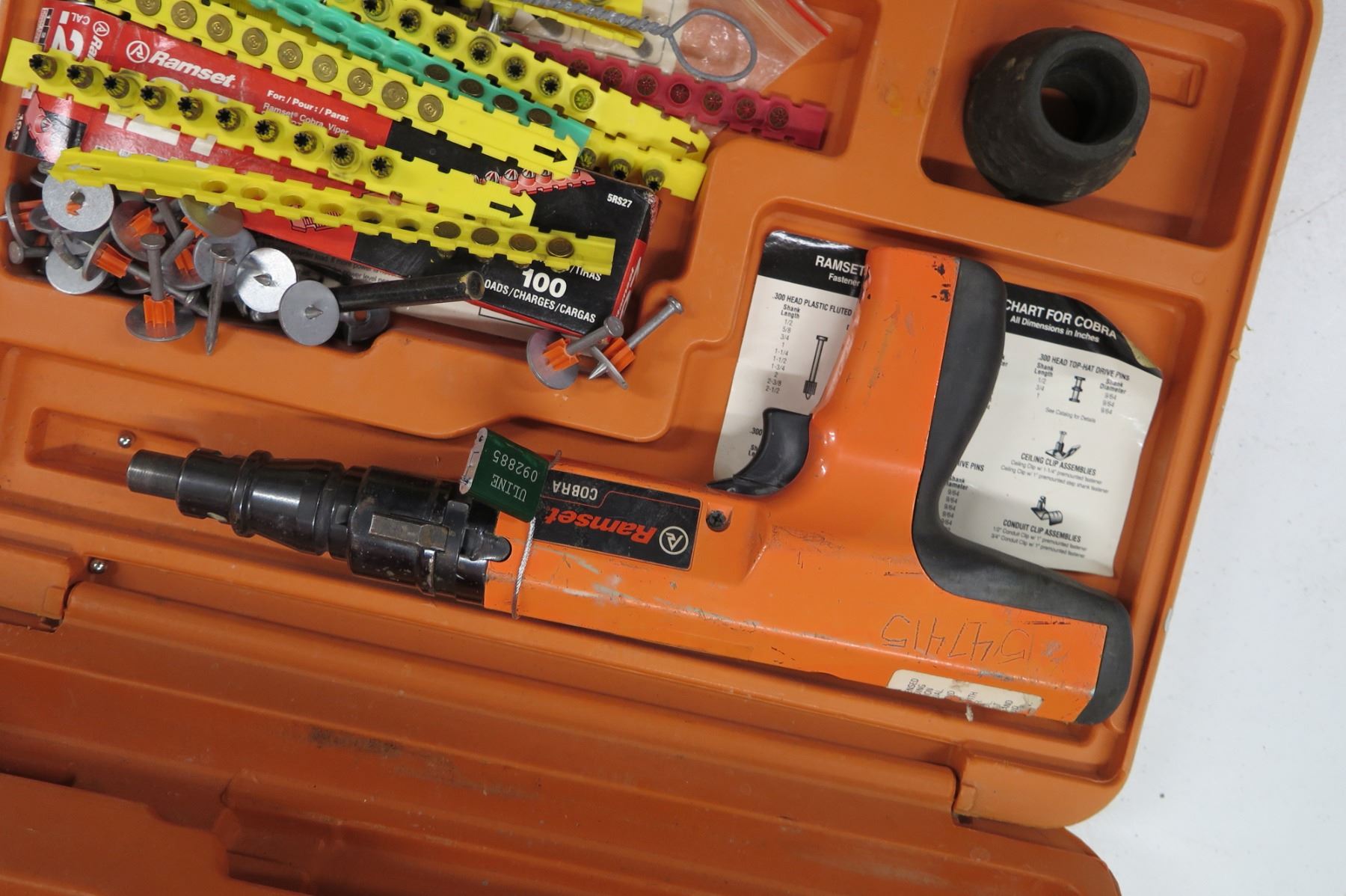 Ramset 27 Ramset Cobra .27 Caliber Semi Automatic Powder Actuated Tool w/ Strips
