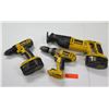 Image 1 : Qty 3 DeWalt Power Tools: DC270/DCD951 Drill/Driver & DW938 Reciprocating Saw