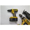 Image 2 : Qty 3 DeWalt Power Tools: DC270/DCD951 Drill/Driver & DW938 Reciprocating Saw